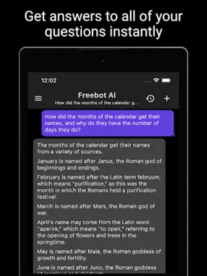 Freebot AI - Smartest Chat Bot android App screenshot 1